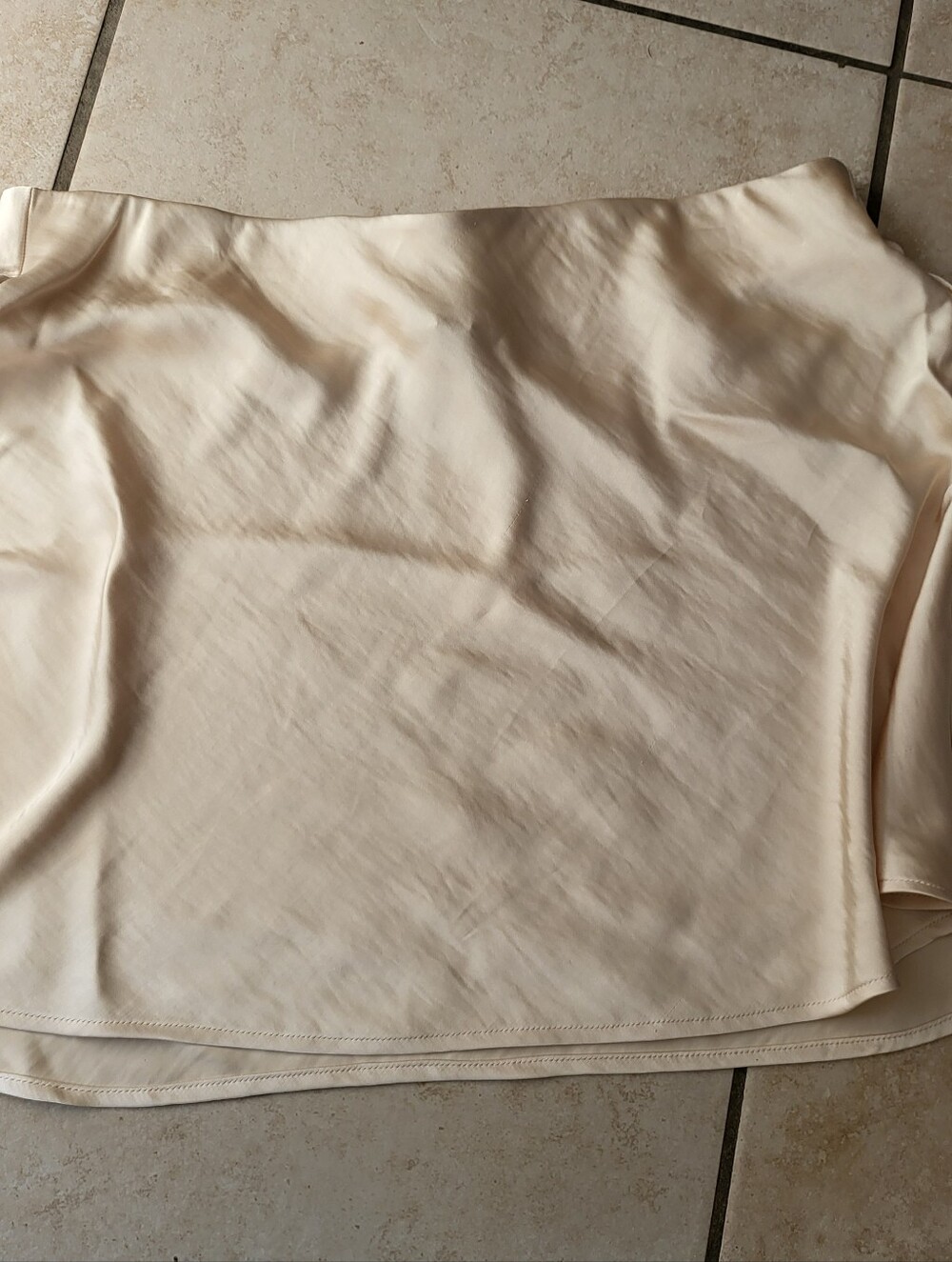 a new day Large Beige Slip Skirt